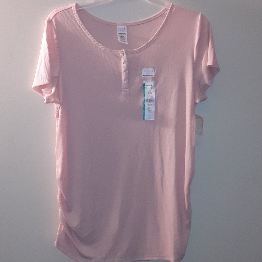 Time and Tru Maternity Henley